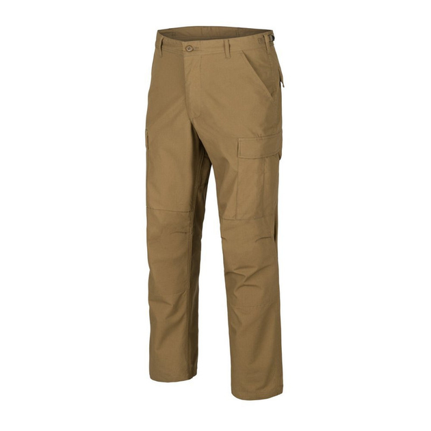 Брюки тактические Helikon-Tex S BDU PANTS RIPSTOP COYOTE (SP-BDU-PR-11-B03-S) - изображение 1