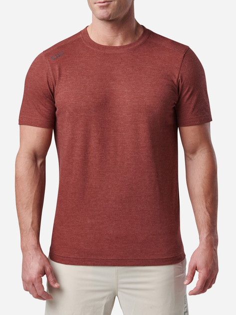 Тактична футболка чоловіча 5.11 Tactical PT-R Charge Short Sleeve Top 82128-621 M [621] Spartan Heather (888579520057) - зображення 1