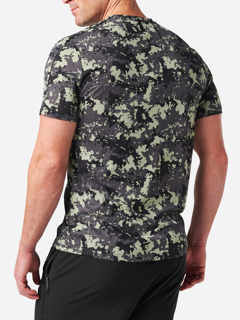 Тактическая футболка мужская 5.11 Tactical No Mercy PT-R Short Sleeve 82133-1081 M [1081] Shadow Jungle Canopy Camo (888579683936) - изображение 2