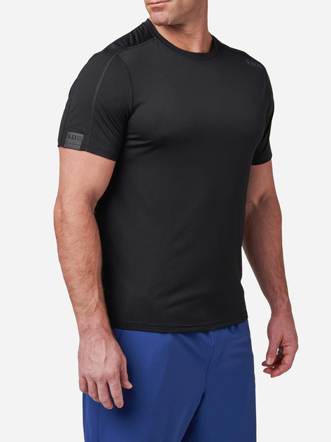 Тактична футболка чоловіча 5.11 Tactical No Mercy PT-R Short Sleeve 82133-1112 2XL [01112] Black 2 (888579683813) - зображення 1