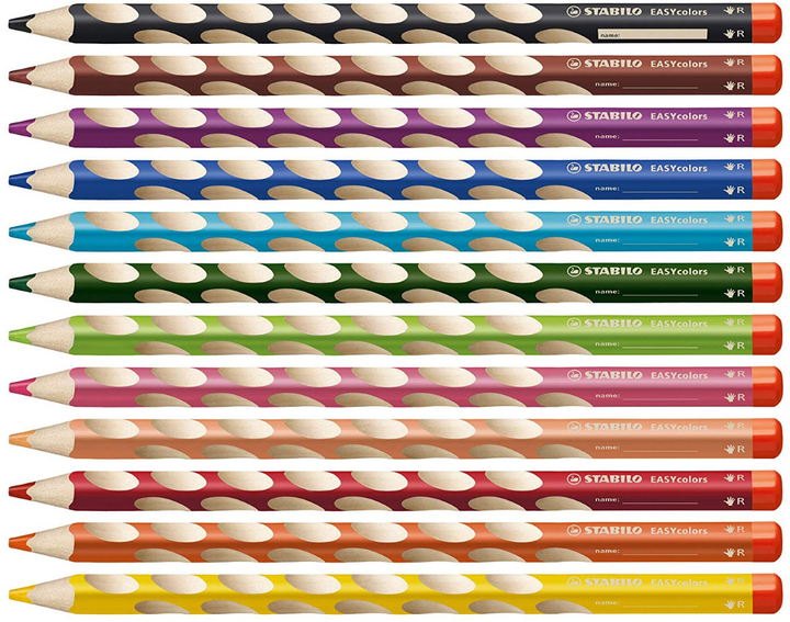 Zestaw kolorowych ołówków Stabilo Ergonomic Easycolor Pencils Right-handed 12 szt (4006381398732) - obraz 2