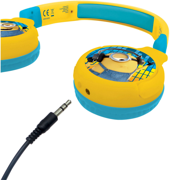 Słuchawki Lexibook 2-in-1 Minions Bluetooth Yellow-Blue (HPBT010DES) - obraz 3