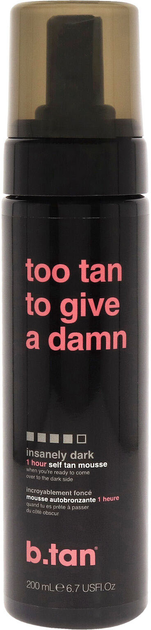 Mus do samoopalania B.Tan Too Tan To Give A Damn Tan Mousse 200 ml (9347108001548) - obraz 1