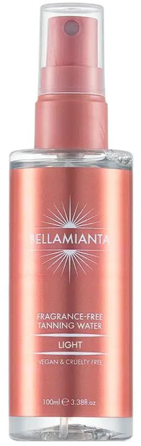 Вода для засмаги Bellamianta Fragrance Free Tanning Water Light 100 мл (5060921270291) - зображення 1