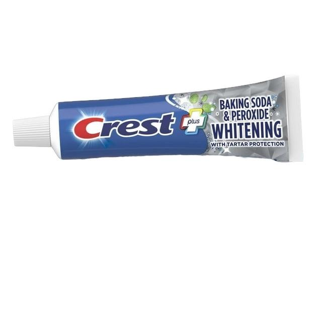 Відбілювальна зубна паста для відбілювання зубів Crest Baking soda and peroxide whitening 161 г м'ятна відбілювальні зубні пасти - зображення 2