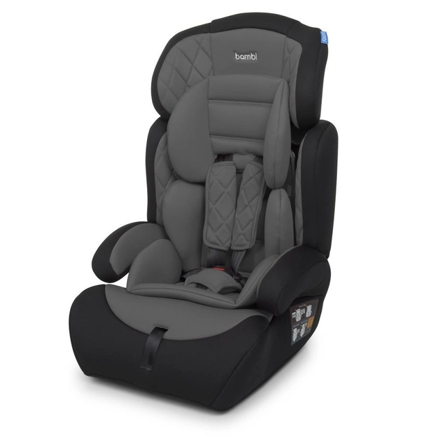 Автокресло Bambi 2 в 1, группа 1-2-3 (9-36 кг), черно-серый M 3546 Gray - Фото 1 Автокресло Bambi 2 в 1, группа 1-2-3 (9-36 кг), черно-серый M 3546 Gray - изображение 1