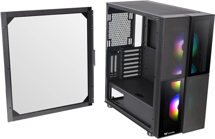 Obudowa Thermaltake Versa T26 TG ARGB Black (CA-1W1-00M1WN-01) - obraz 4