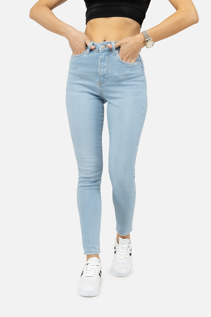 Женские джинсы slim 40 цвет голубой YUKI ЦБ-00247197 от продавца: QZI ...