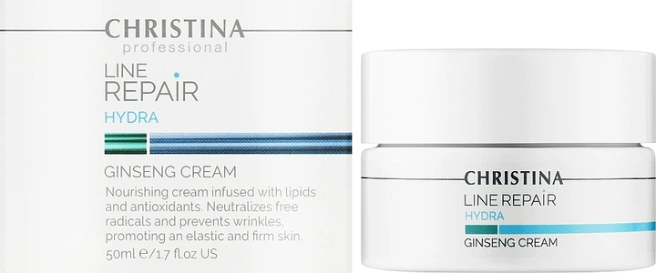 Крем для обличчя Christina Line Repair Hydra Ginseng відновлюючий 50 мл (7290100369357) - зображення 2