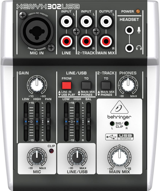 Behringer Xenyx 302USB (27000221) - obraz 1