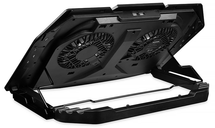 Podstawka pod laptopa Modecom SILENT FAN MC-CF-21-RGB Black (PL-MC-CF-21-RGB) - obraz 4