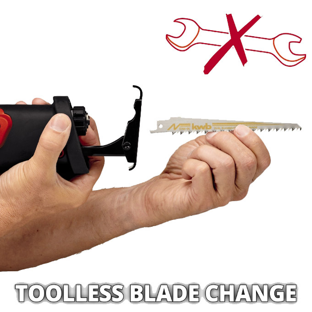 Piła szablasta Einhell X-Change TP-AP 18/28 Li BL - Solo bez akumulatora i ładowarki (4326310) - obraz 6