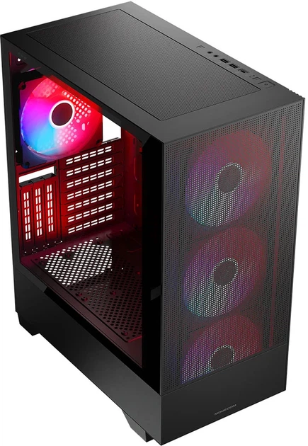 Корпус Modecom Siroco Argb Flow Midi без БЖ Black (AT-SIROCO-MG-10-00ARGB-00) - зображення 5