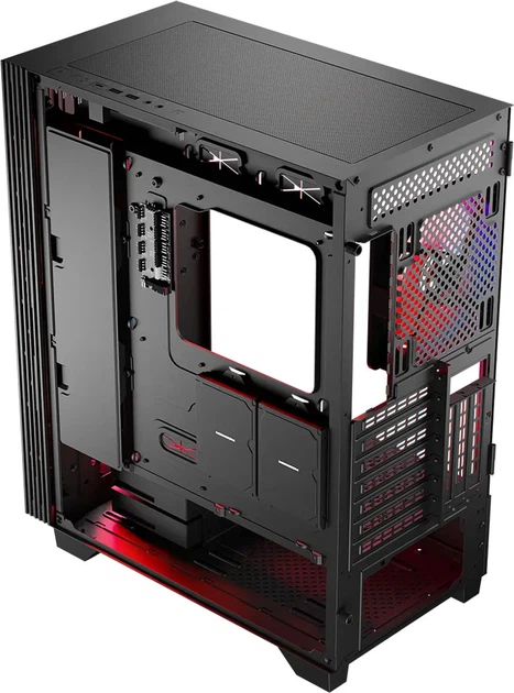 Корпус Modecom Siroco Argb Flow Midi без БЖ Black (AT-SIROCO-MG-10-00ARGB-00) - зображення 10