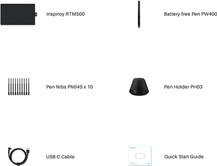 Tablet graficzny Huion Inspiroy RTM-500-B - obraz 4