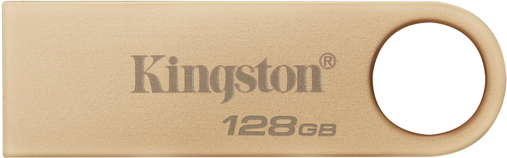 Флеш пам'ять USB Kingston DataTraveller SE9 G3 128GB USB 3.2 Gen 1 Gold (DTSE9G3/128GB) - зображення 4