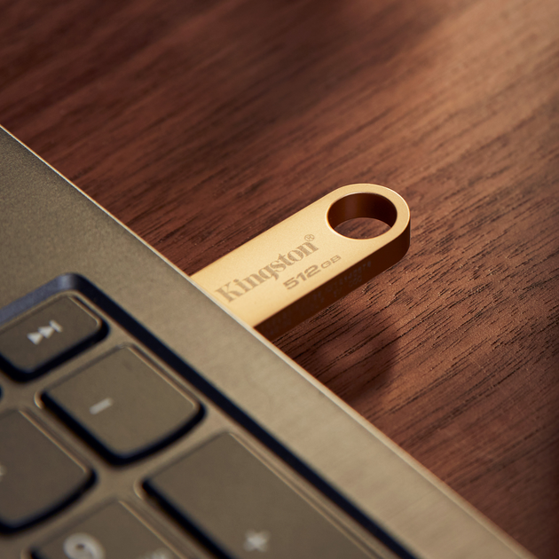 Флеш пам'ять USB Kingston DataTraveller SE9 G3 128GB USB 3.2 Gen 1 Gold (DTSE9G3/128GB) - зображення 11