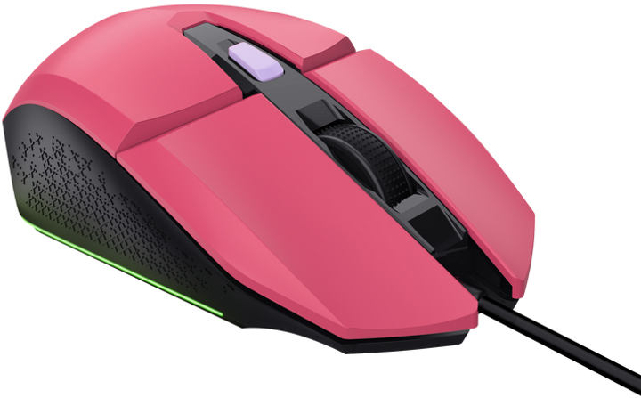 Mysza Trust GXT109B Felox RGB USB Pink (8713439250688) - obraz 3