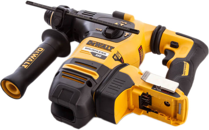 Akumulatorowa wiertarka udarowa DeWalt SDS-Plus 54 V XR FlexVolt DCH333NT bez akumulatora i ładowarki - obraz 3