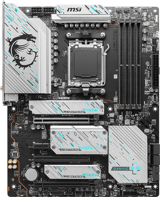 Płyta główna MSI X670E GAMING PLUS WIFI (sAM5, AMD X670, PCI-Ex16) - obraz 1