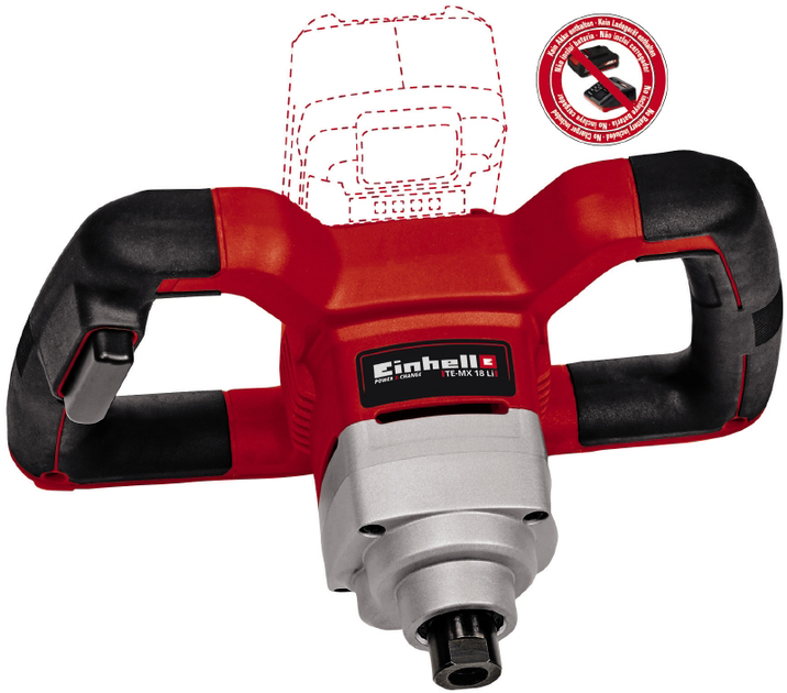 Міксер Einhell X-Change TE-MX 18 Li - Solo 4258760 без акумулятора та зарядного пристрою (4006825638196) - зображення 6