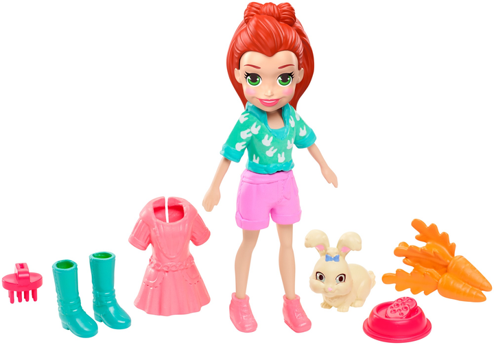 Ігровий набір Mattel Polly Pocket Ліла з кроликом (GDM11) - зображення 2