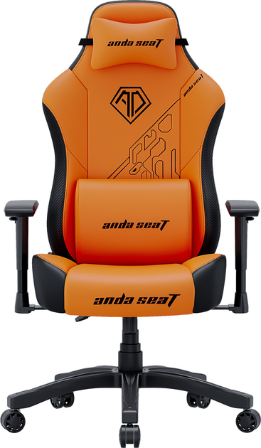 Игровое кресло Anda Seat Phantom 3 Tiger Edition PVC Size L Orange (AD18Y-14-OB-PV/C) - изображение 1