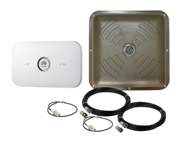 Антенный комплект 4G wifi роутер Huawei E5573s + панельная антенна ENERGY MIMO 2x15 дБ 1700-2700 МГц - изображение 2