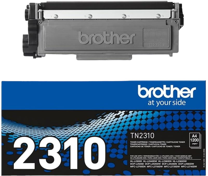 Toner Brother TN-2310 Black (4977766738965) - obraz 1