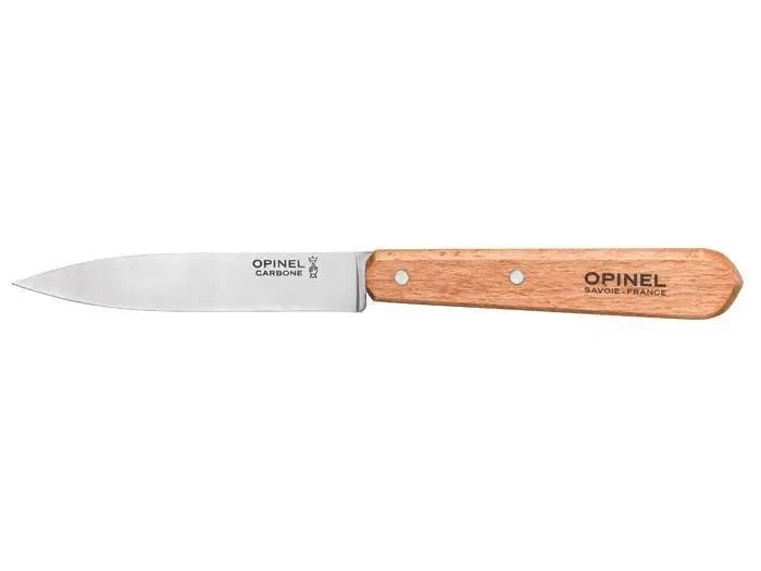 Набір кухонних ножів 2шт 100мм, бук Opinel Carbon Paring 2 102 001222 - изображение 2