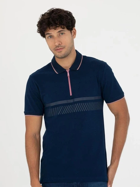 Поло довге чоловіче Pierre Cardin G021SZ011-000-1581217(lacivert) M Темно-синє (8682734729376) - зображення 3