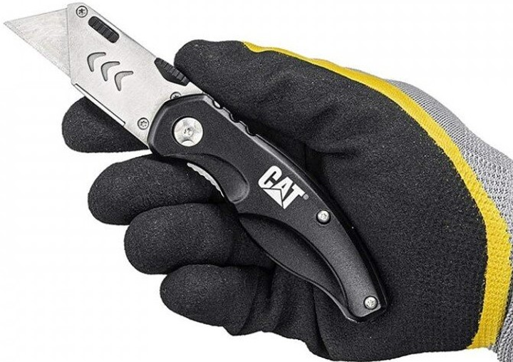 Nóż uniwersalny CAT Folding Utility Knife 16.2 cm (4021472517939) - obraz 2