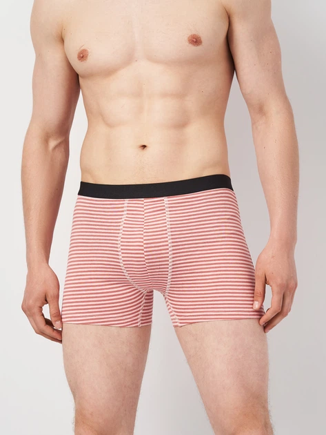 Трусы (3шт) Basic Collection M черный в полоску, серый меланж, бежевый в полоску 14380928511 - изображение 3