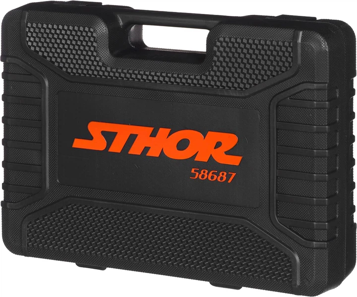 Набір головок торцевих STHOR 1/2" 94 предмети (5906083586873) - зображення 3