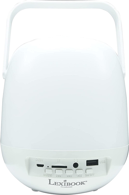 Портативна колонка Lexibook Decotech Colorful Luminous White (BTL410) - зображення 3