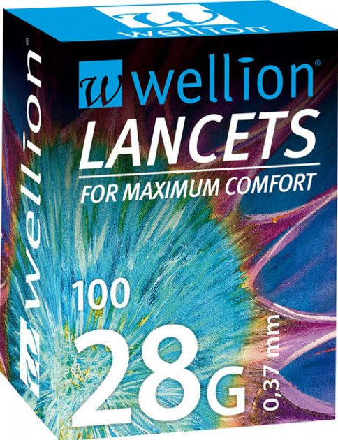 Голка-ланцет Wellion 28G (0,37 mm) 100 шт - зображення 1
