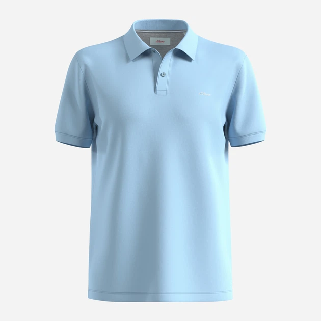 Koszulka polo męska s.Oliver 10.3.11.13.121.2146633 M Niebieska (4099975718535) - obraz 4