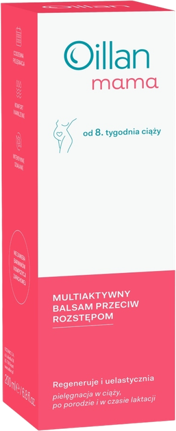 Balsam przeciw rozstępom Oillan Mama Multiaktywny 200 ml (5900116091662) - obraz 3