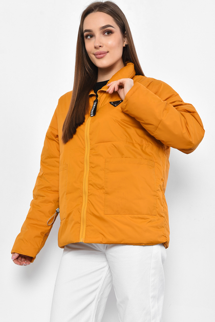 Куртка женская демисезонная горчичного цвета Dolgih Store 48 (178578 ...