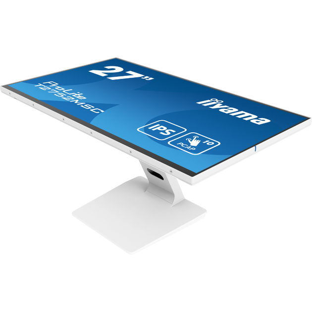 Монитор 27" IIYAMA ProLite T2752MSC-W1 IPS безрамочный/сенсорный экран Белый - изображение 6