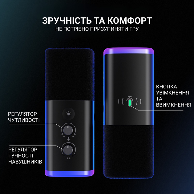 Мікрофон динамічний Fifine TAM8 USB/XLR Black - зображення 7