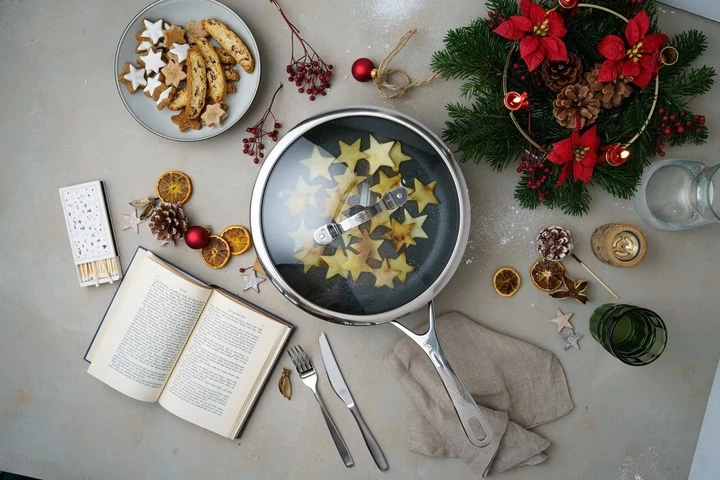 Cazo Ballarini Titanio Alba | 1/4 Litro | Pentola In Titanio | Codice ALBG1L0.16U | Qualit&agrave; Professionale