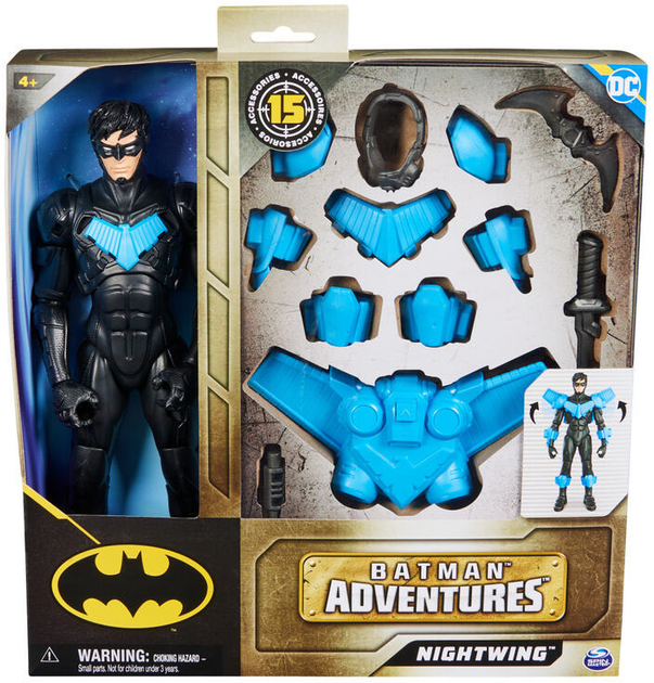 Figurka Dc Comics Nightwing Adventures Batman 30 cm (0778988508541) - obraz 1