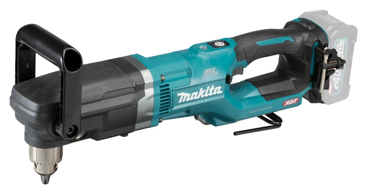 Дриль кутовий акумуляторний Makita DA001GM101 (1.5-13 мм, 0-400/1500 об/хв, 136 Нм, BL, XGT) - Фото 3 Дриль кутовий акумуляторний Makita DA001GM101 (1.5-13 мм, 0-400/1500 об/хв, 136 Нм, BL, XGT) - зображення 3