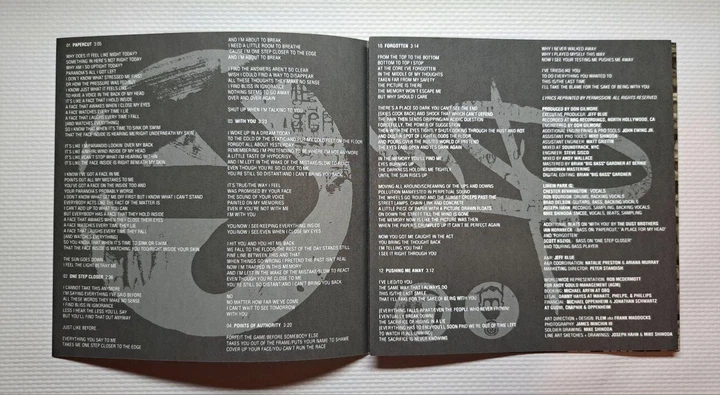 Linkin Park – Hybrid Theory (2000) Audio CD, (импорт, буклет