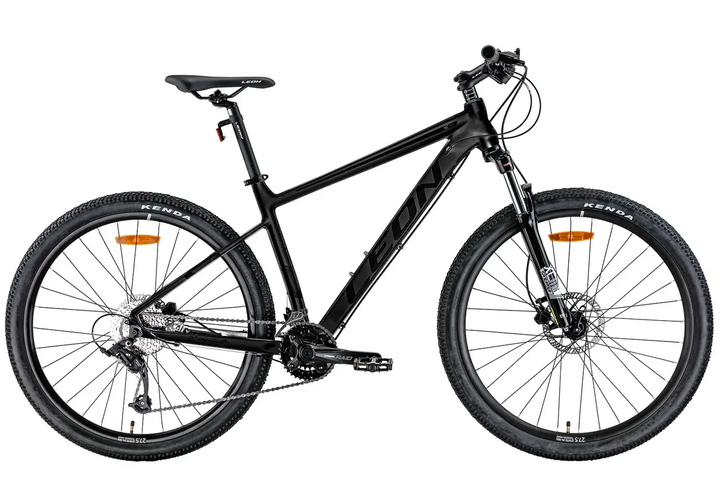 Велосипед 27.5" Leon XC-80 AM Hydraulic lock out HDD 2022 сірий із чорним м - зображення 2