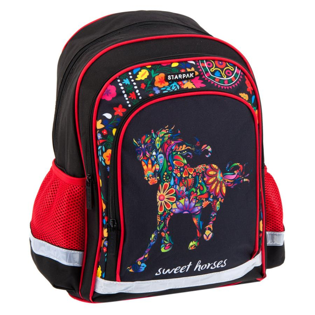 Plecak szkolny Starpak Horses 2 (5902643673588) - obraz 1
