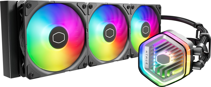 Система жидкостного охлаждения Cooler Master MASTERLIQUID 360 ATMOS (MLX-D36M-A25PZ-R1) - изображение 1