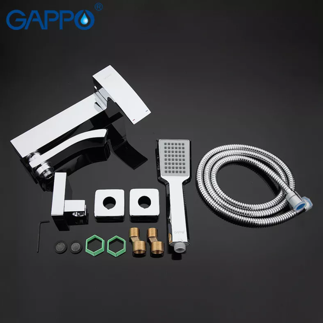 Змішувач для ванни GAPPO G3207, хром - зображення 8