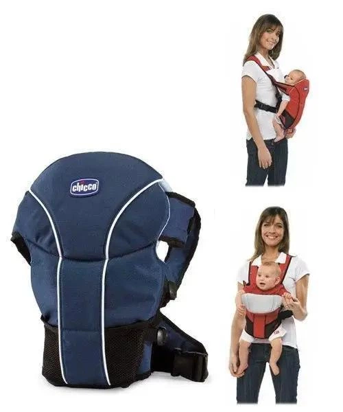 Эрго рюкзак-кенгуру Chicco GO BABY для новорожденных. Синий - Фото 2 Эрго рюкзак-кенгуру Chicco GO BABY для новорожденных. Синий - изображение 2